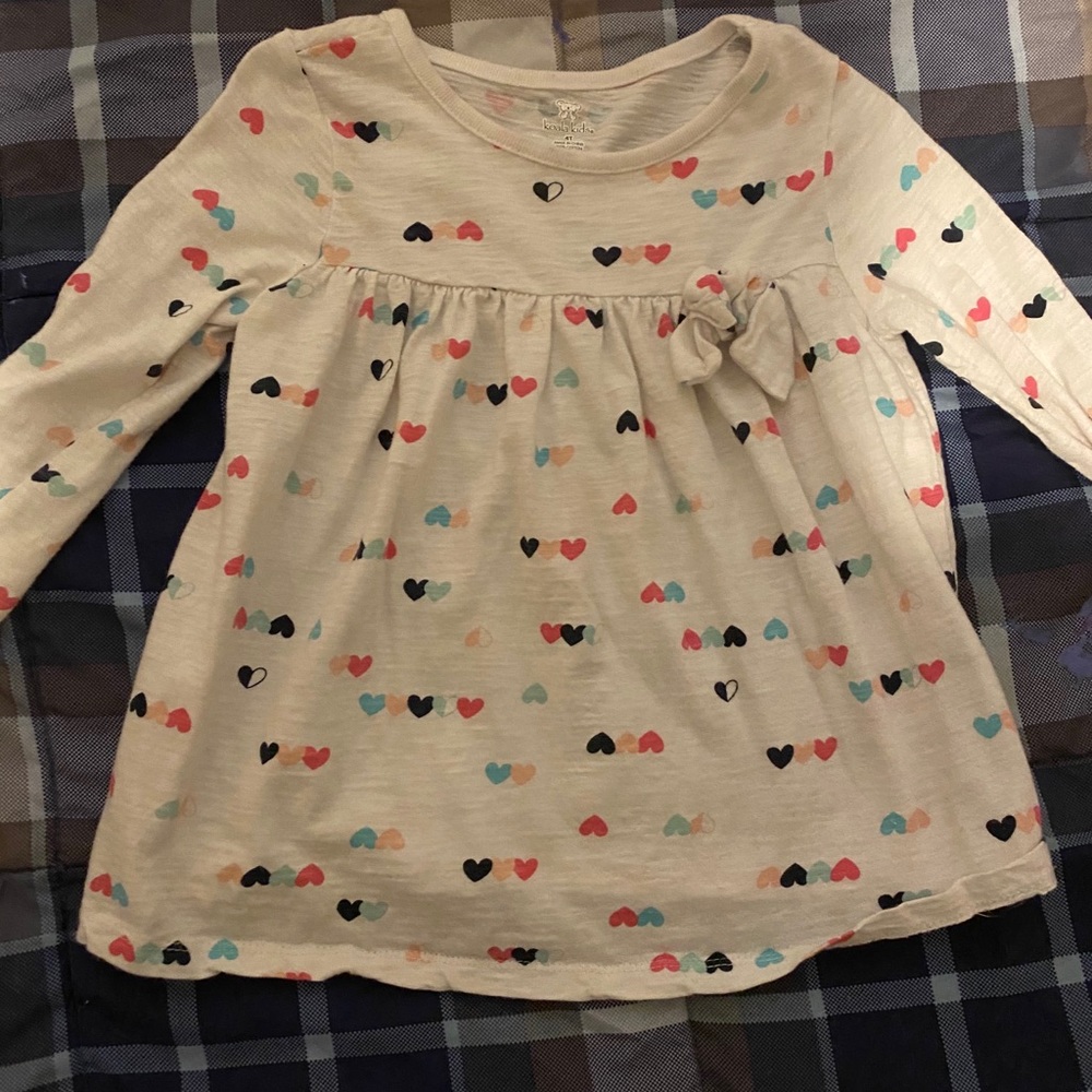 Long sleeve heart shirt